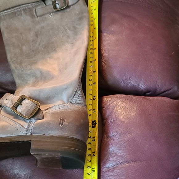 Frye - Veronica Boots Gray/ Tan Distressed - Picture 6 of 6